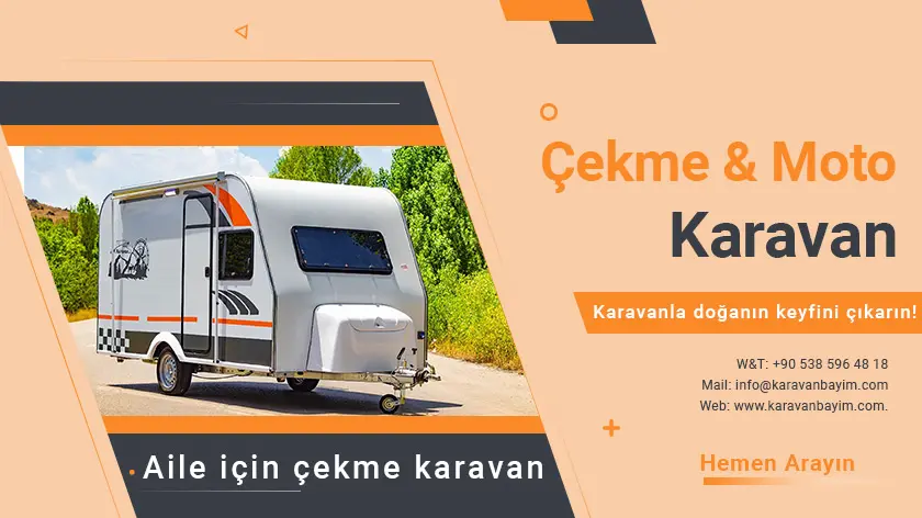 Aile için çekme karavan