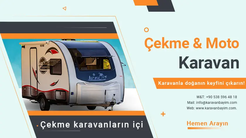 çekme karavanların içi